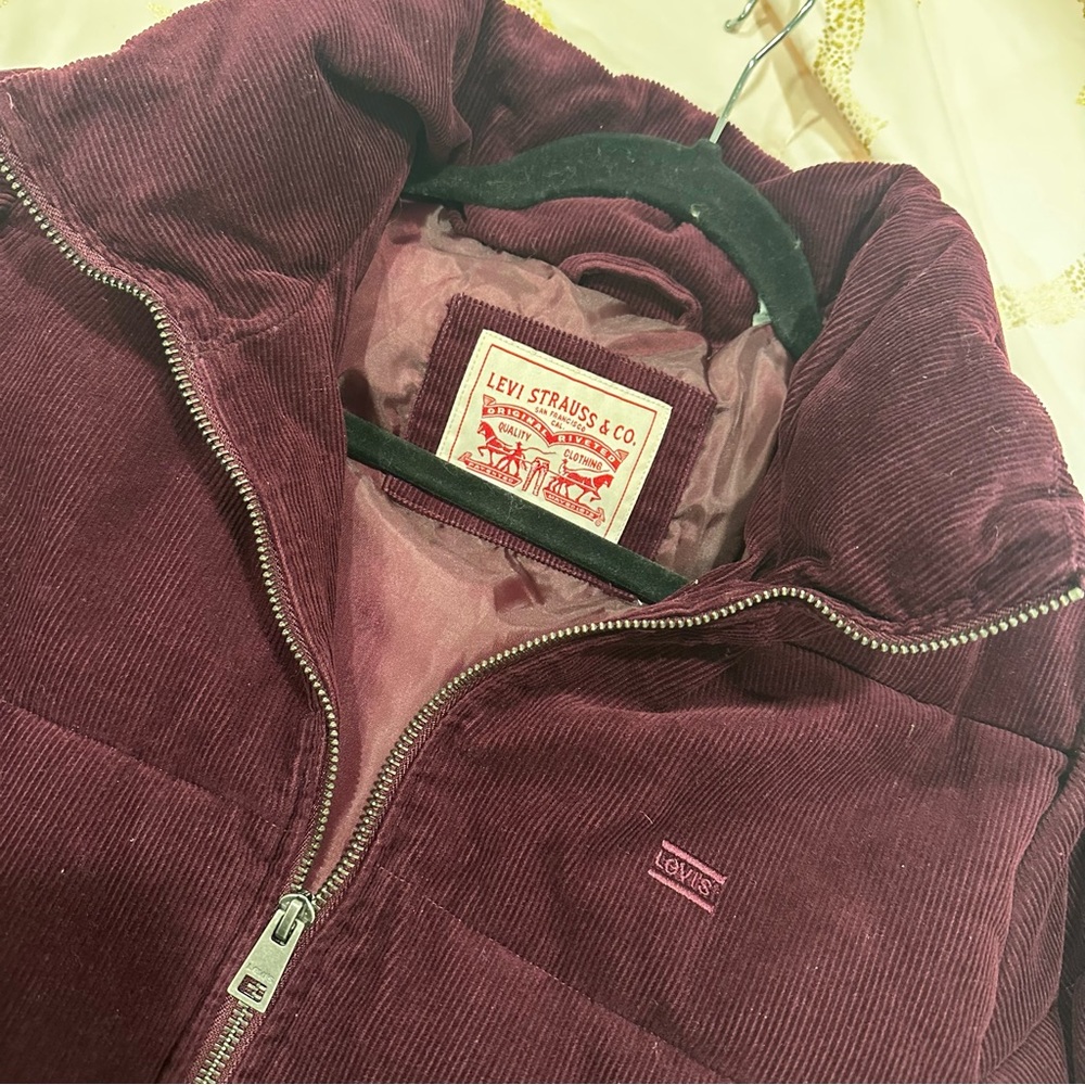 Levi's Burgundy Corduroy Jacket - Picture 3 of 5